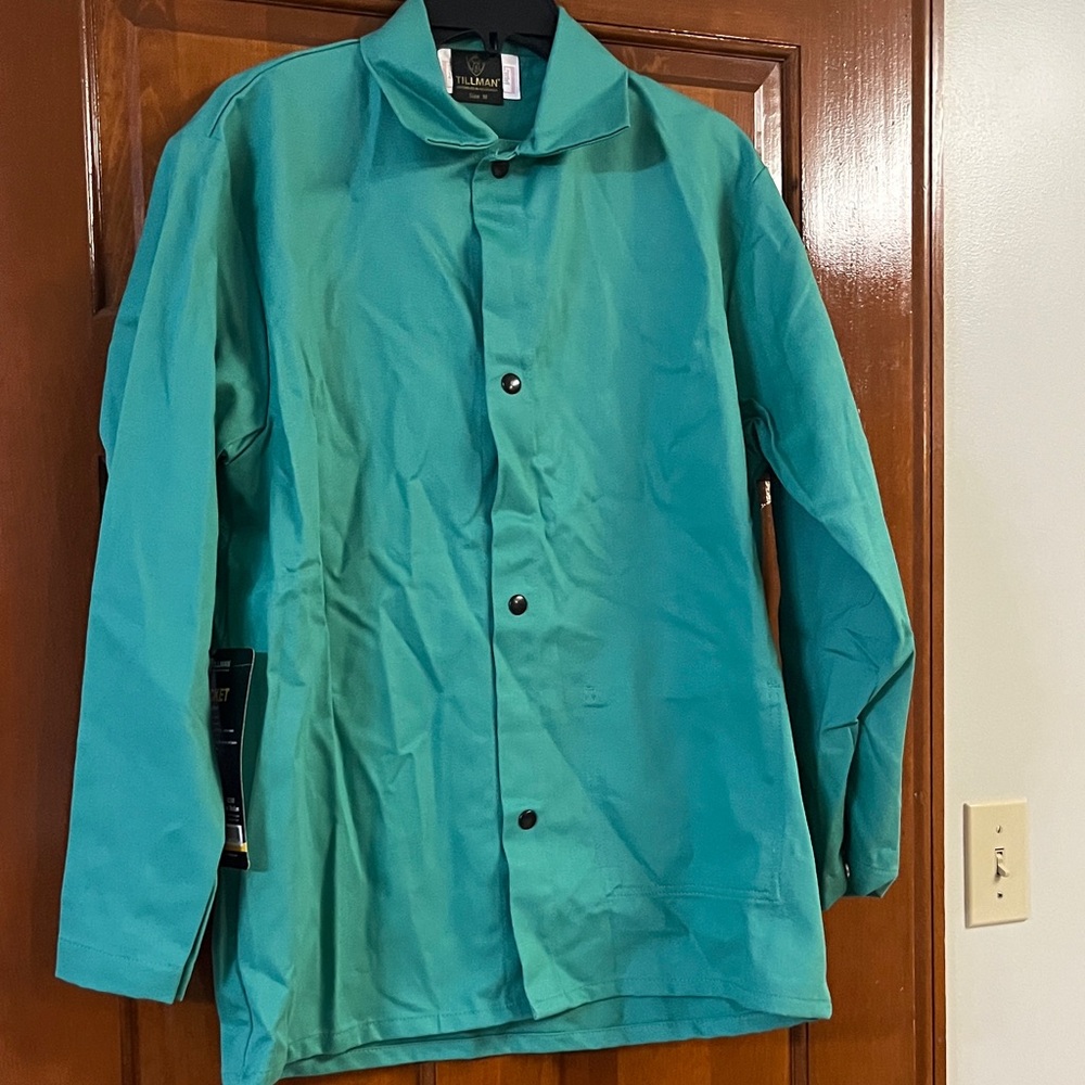 Stylish Teal Flame Resistant Jacket for Men